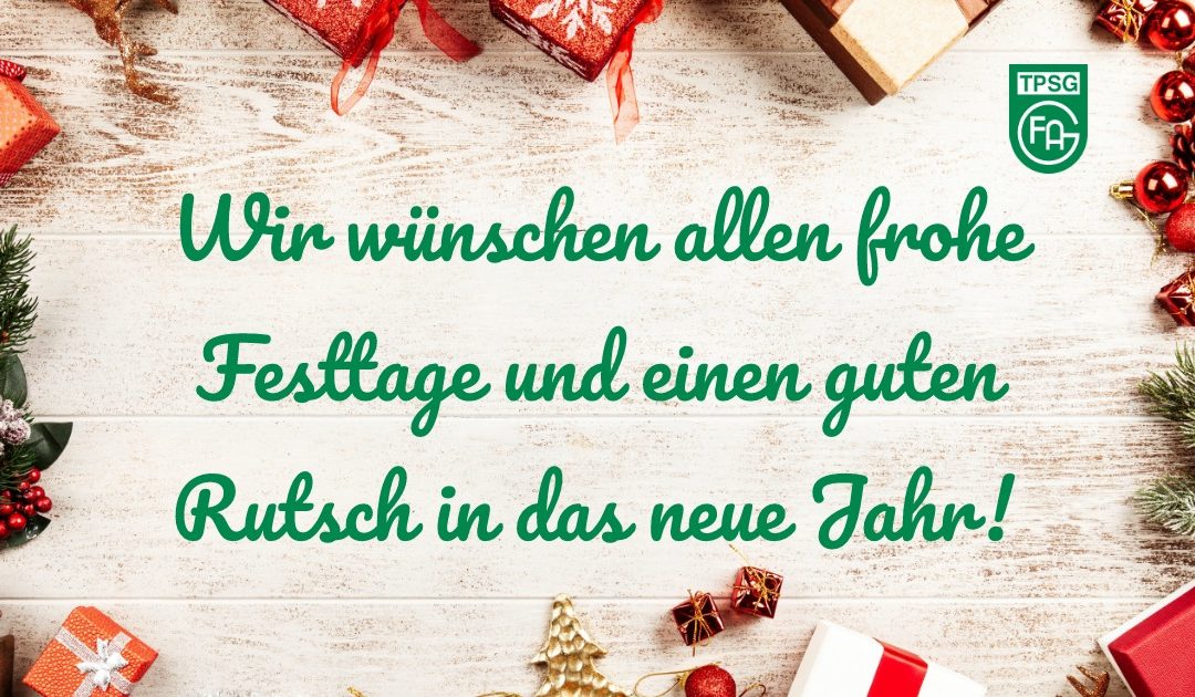 Geschäftsstelle geschlossen: 19.12.22 – 01.01.23